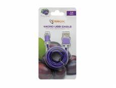 Sbox USB->Micro USB M/M 1m USB-10315U plum purple