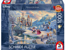 Thomas Kinkade Štúdios: Disney - Die Schöne und das Biest, Zauberhafter Winterabend