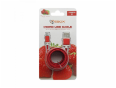 Sbox USB->Micro USB M/M 1.5m USB-10315R red