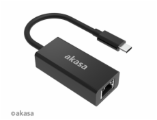 AKASA redukce USB-C na RJ45 (Ethernet), 2.5Gbps, 15cm