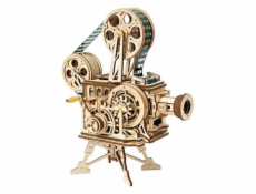 Hračka Robotime dřevěné 3D mechanické puzzle Filmový projektor