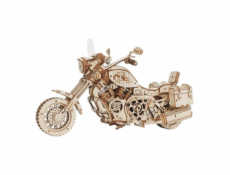 Hračka Robotime 3D dřevěné mechanické puzzle Motorka (cruiser)