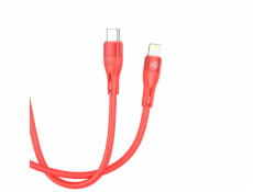 TELLUR Silicone, Kábel, USB Type C/Lightning, 1m r