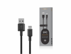 Orsen S9C USB A a Type C 2.1A 1m black