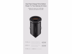 Orsen C8 45W Mini Car Charger čierna