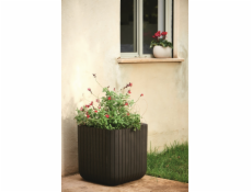 Kvetináč Cube Planter antracit 29,5x29,5 cm