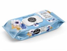 Utěrky vlhčené Papilion Flowers Blue 64 ks