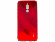 Xiaomi Redmi 8 Water Ripple Full Color Electroplating Tempered Glass Case Red