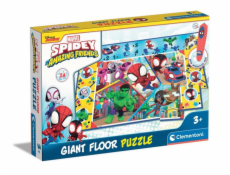 Puzzle Clementoni MARVEL - Velké podlahové puzzle s interaktivním perem 