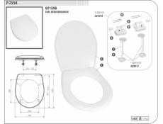 Sedátko WC P-3558