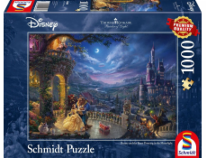 Puzzle Thomas Kinkade: Disney Die Schöne und das Biest