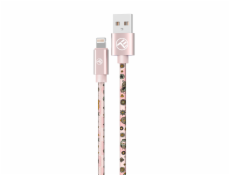 Tellur Graffiti USB na Lightning cable 3A 1m pink