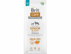 Dry food for old dogs all breeds (over 7 years of age) Brit Care Dog Grain-Free Senior&Light Salmon 12kg