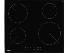 Ceramic hob Akpo PKA 58008/2 black 4 zone(s)