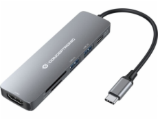 Conceptronic DONN11G 6-in-1 USB-C Adapter