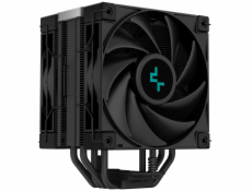 DEEPCOOL chladič AK400 Zero Dark Plus / 2x 120mm fan / 4x heatpipes / PWM / pro Intel i AMD / komplet černý