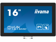 16  iiyama TF1615MC-B1: FHD,10P,IP65,HDMI,DP,VGA