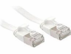 Lindy Patchcord Cat.6A, U/FTP, Flat, 10m, White (47454)