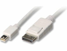 Lindy Displayport Mini Cable - Displayport 1M White (41056)