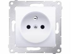 Kontaktní soket Single Plug Simon 54 16A IP20 White (DGZ1CZ.01/11)