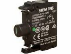 SIEEMENS LED rámeček zelená 230V AC Front Sestava (3SU1401-1BF40-1AA0)