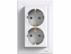 Schneider Electric Instalation Socket Asfor Double Schuko Białe (EPH9900121)