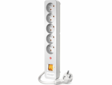 ACAR X5 Power Strip 5 hnízda 3 m bílá (ALP-AARX5 ----- 553)