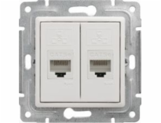 Dual Scythe Dual Vena Computer 2 x RJ45 White (510467)