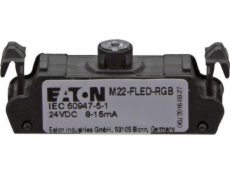 Eaton (MB) LED RGB plochý rám 7-30V AC/DC M22-FLED-RGB-180800