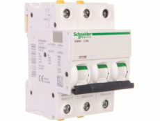 Schneider Electric, přepínač s nadproudem 3p C 6A 10KA AC IC60H-C6-3 (A9F07306)