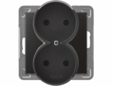 Ospel Impression Socket Double Anthracite (GP-2yr/M/50)