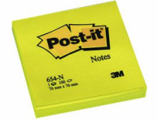 Post-it samolepicí blok 76x76/100k žlutý neon (FT510010174)