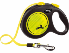 Flexi Automatic Leash Flexi Neon Reflect TAPE L 5M