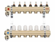 Ferro distributor typ RZP1 4 -s-log termostatický ventil průtokového měřiče (RZP04S)