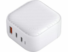 Uniq Uniq Charger síť. Verge Pro 66W GAN USB-C WHITE/Cloud White