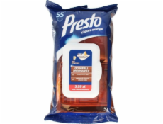 Presto 2in1 hadřík + čisticí kapalina pro dřevěný nábytek 55 ks.