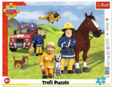 Trefl Puzzle 25el Frame vždy hlídal. Hasič Sam 31393 TREFL P16