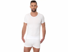 Brubeck Pánské krátké rukávy Comfort Cotton White R. L (SS00990A)