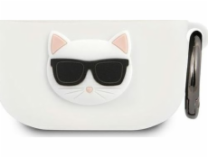 Karl Lagerfeld Case Karl Lagerfeld Klaca3silchwh Apple Airpods 3 Bílá/bílá silikonová chupeta