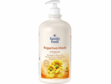 Sprchový gel Soraya Family Fresh Honey Wealth s 1000 ml čerpadla