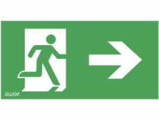 Awex pictogram Man in the Door Arrow vpravo 150 x 300 mm (PD25)