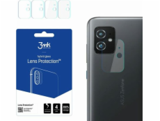 Hybridní sklo 3MK pro 3MK Ochrana čoček Asus Zenfone 8 [4 balení]