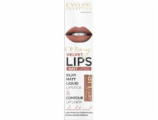 Eveline Oh My Lips Matte Lipstick a Lip Liner 12 Pralin Eclair 4.5ml