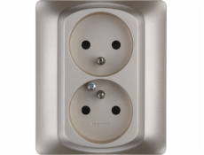 Legrand Double Sistena Life Z/U 16A IP20 Socket s Titan Aprictions - 771438