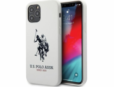 NÁS. Polo Assn Us Polo USHCP12MSLHRWH iPhone 12/12 Pro 6.1 White/White Silicone Collection