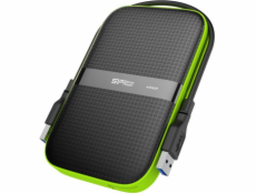 Silicon Power HDD Armor A60 1 TB Black-Green (SP010TBPHDA60S3K) Externí pohon