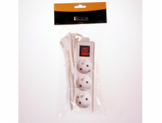 Libox Power Strip 3 3 m White Sockets (LB0081-3)