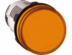 Elektrická signalizační lampa Schneider 22mm žlutá 24V AC/DC LED (XB7EV08BP)