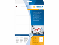 HERMA LAGELS BYLY MOTABLES WHITE, Matte Paper, 200 PCS, zaoblené rohy (4350)