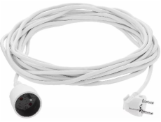 Prodlužovací kabel Elcan 1 Nest Z/U 10m White (PM-BW-1G-100)